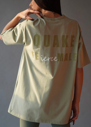 Quake Fierce Female Over-Size Shirt